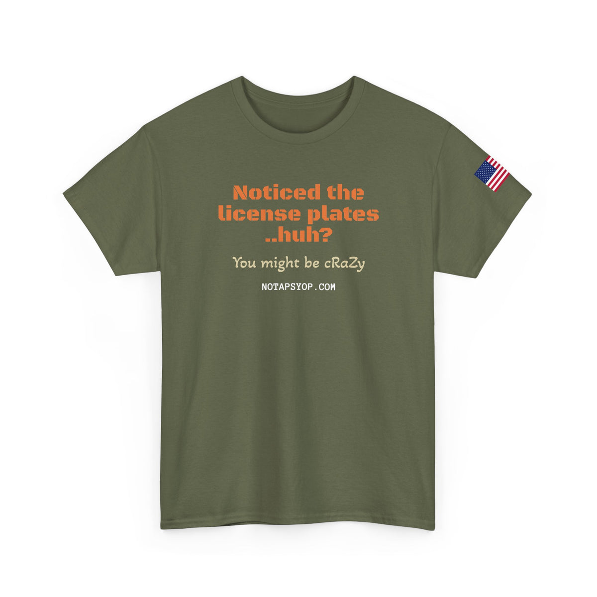 Noticed the License Plates Funny T-Shirt