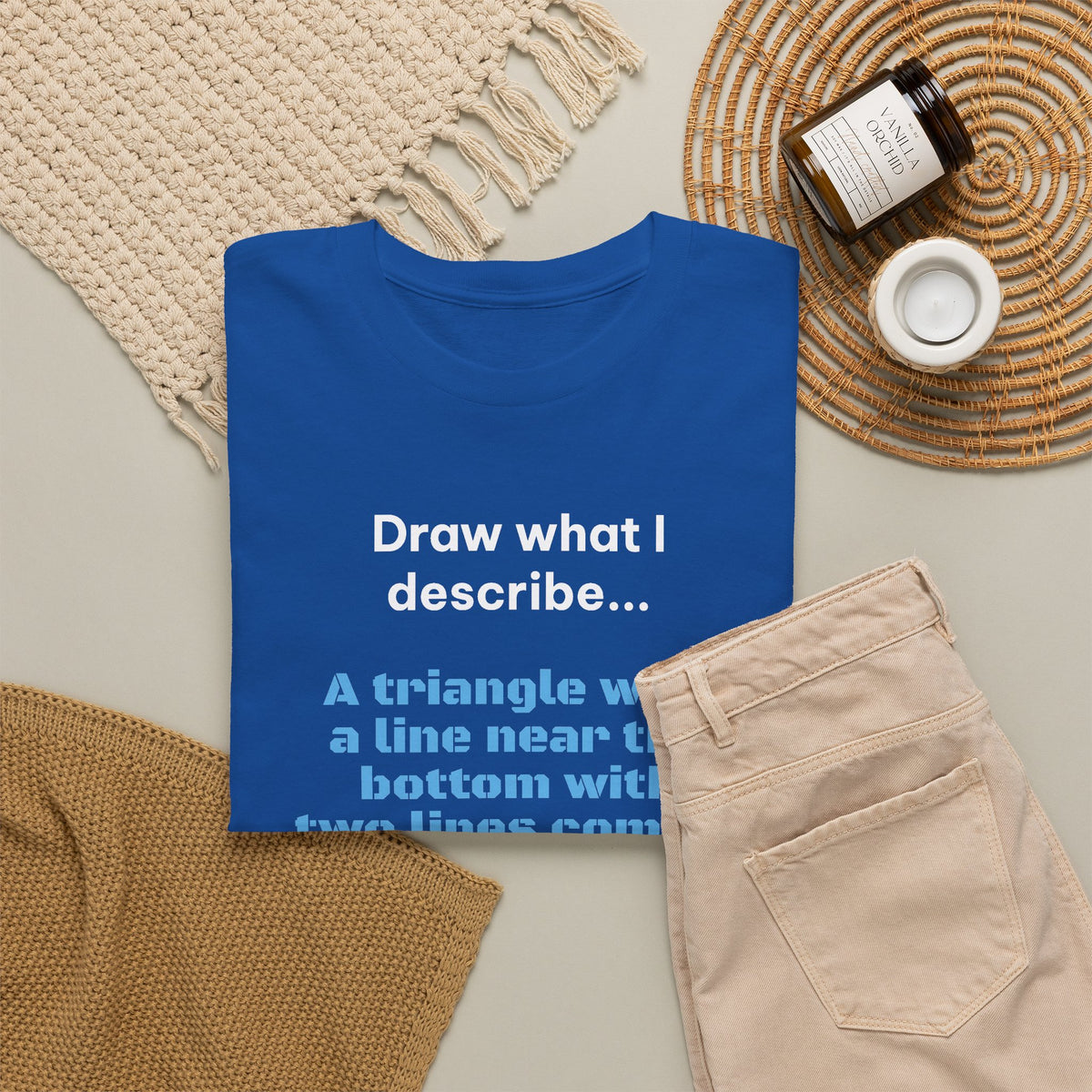 Draw What I Describe Funny Graphic T-Shirt