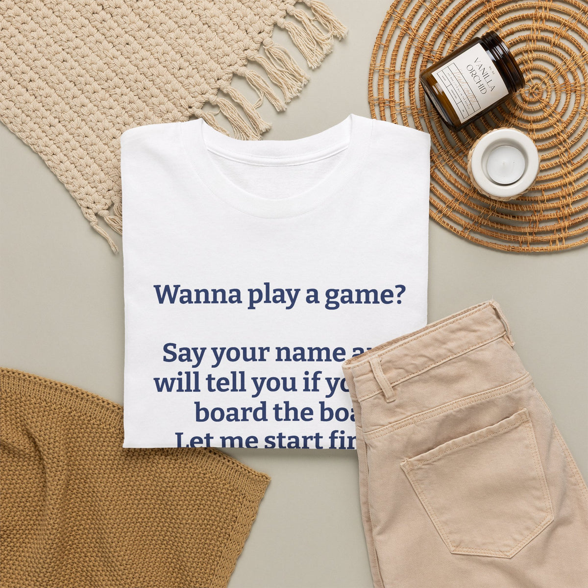 Wanna Play a Game? Funny Board Game Challenge T-Shirt