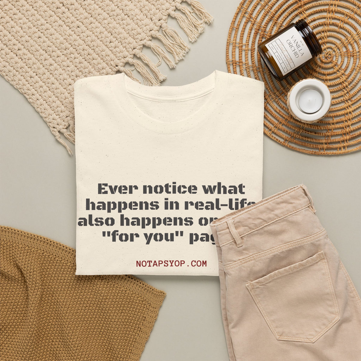 “Ever Notice What Happens in Real-Life Also Happens on Your For You Page?” Graphic Tee