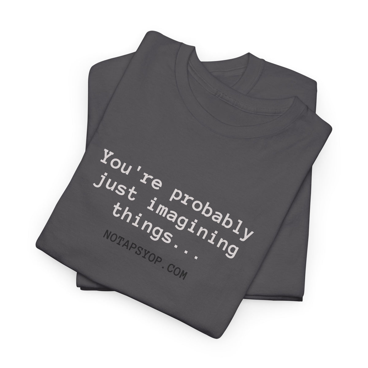You’re Probably Just Imagining Things Funny Quote T-Shirt