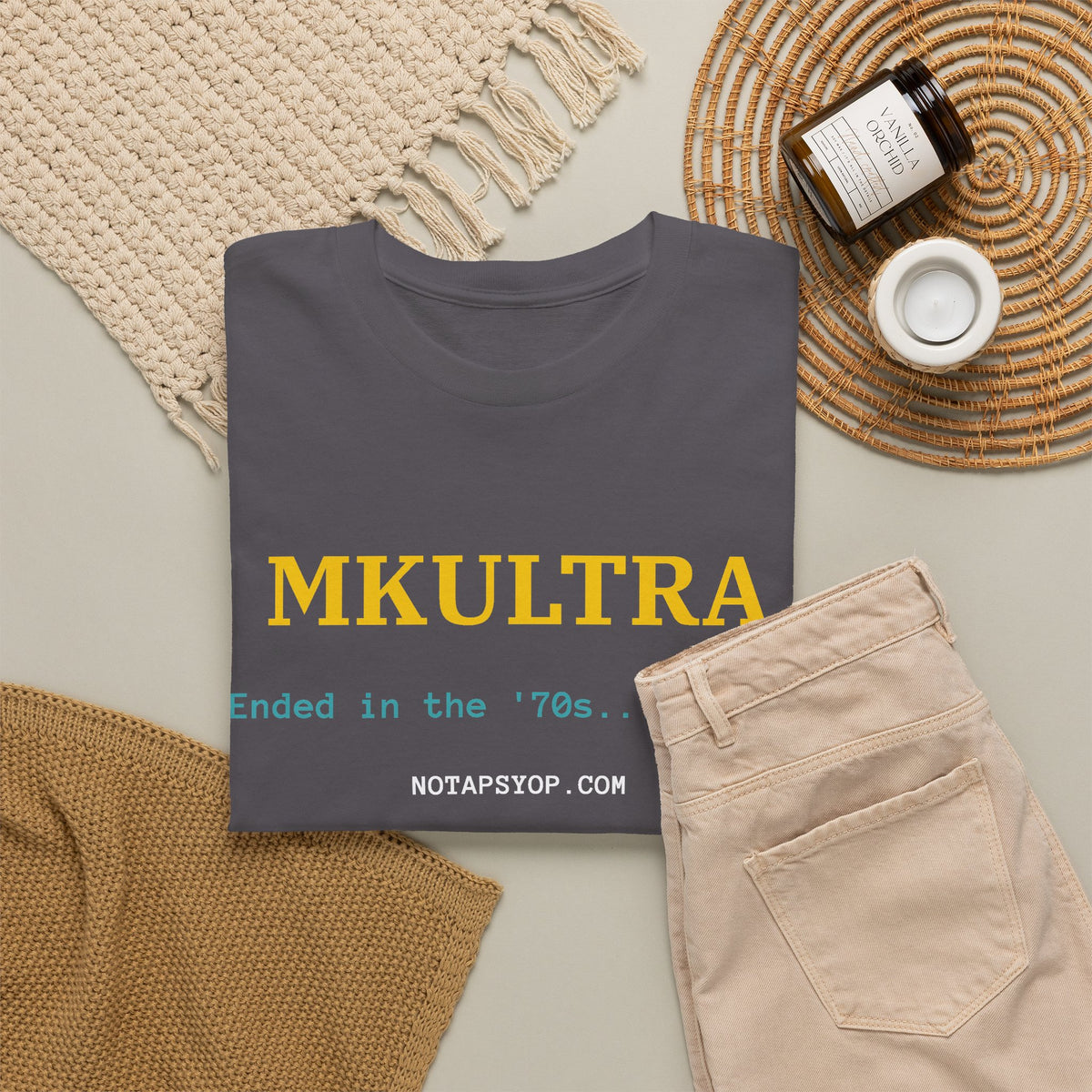 MKULTRA “Ended in the ’70s… Right?” Conspiracy Theory T-Shirt